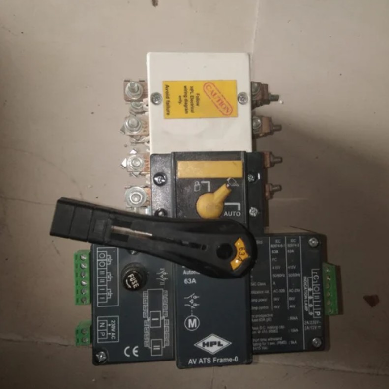 Hpl Automatic Changeover Switch 4 Pole 100a ATS1004POXS